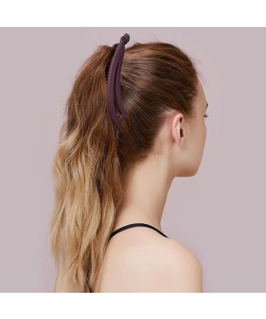 7pcs Matte Banana Hair Clips for Thick Hair - Strong Holder Ponytail Clips for Women - No Slip Fashionable Beauty Clamp - Buy Online on GoSupps.com