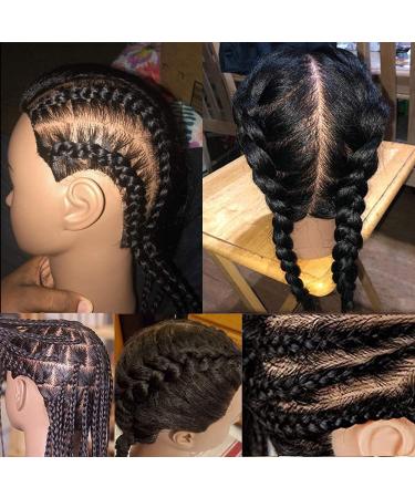 Real Hair Mannequin Head for Hairdresser Training with Free Clamp - 14 inch-D3 - Buy Online on GoSupps.com