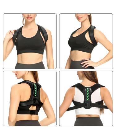 Back Posture Corrector Belt Adjustable Shoulder Neck Spine for Column Posture Correction for Women Men Straightener A - Black Blue XXXL - Buy Online on GoSupps.com