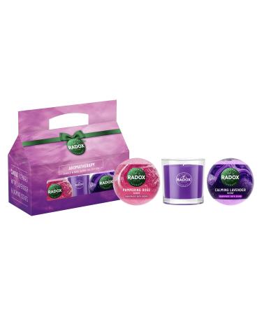 Radox Aromatherapy Candle & Bath Bomb Collection 2022 Candle & Bath Bomb Gift Set