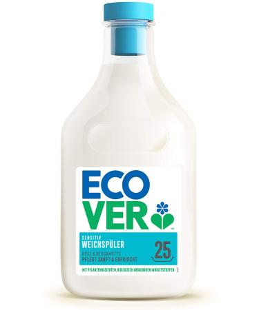 Ecover Fabric Softener Rose & Bergamot 6 x 750ml Rose 750 ml (pack of 6)
