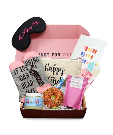 Milky Chic Special Women's Happy Birthday Gift Box Set For Mother Wife Sister Best Friend 8 Fun Unique Gifts For Her Mother's Day Care Gift Box for Women Holiday Gifts for Women