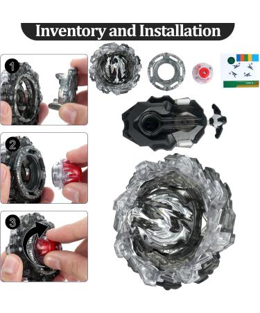 Lufeis Bey Burst Turbo Blade Set - 4D Metal Fusion Kampf Kreisel | Bey Metal Fusion Blade with Launcher | Perfect Christmas Gift for Kids & Children - Buy Online on GoSupps.com
