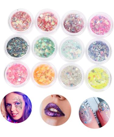 FRCOLOR 4 Sets Glitter Sequins Gel Makeup Sets Body Glitter Gel Face Glitters For Halloween Carnival Festival *4 - Buy Online on GoSupps.com
