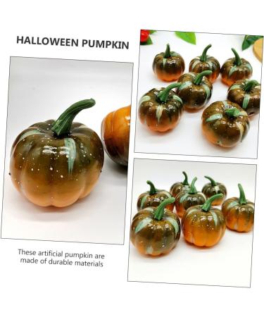 DECHOUS 12pcs Halloween Pumpkin Home Stuff Halloween Supplies Artificial Pumpkins Black Pumpkins Simulation Pumpkin Halloween Decorations Miniatures Photography Prop Household Reward Foam - Buy Online on GoSupps.com
