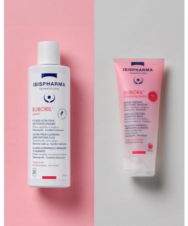 ISISPHARMA RUBORIL - Soothing Cleansing Lotion 250 ml - Sensitive Skin All Types of Redness - No Rinse and Unscented - Face a - Buy Online on GoSupps.com
