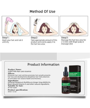 Ginger Hair Growth Oil Hair Growth Oil for Men Hair Growth Advanced Hair Booster Fast Hair Growth Dense Oil for Women and Men - Buy Online on GoSupps.com