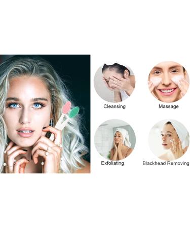 Silicone Lip Brush Double-sided Lip Brush Soft Cleaning Lip Brush Beauty Tool For Smoother Skin Cleaning Brush Set - Buy Online on GoSupps.com