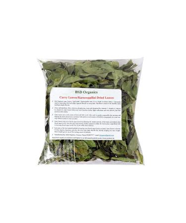 BSD Organics Curry Leaves/Karuveppillai/Kari Patty Dried Leaves Granules-100 Gm / 3.52 Oz.