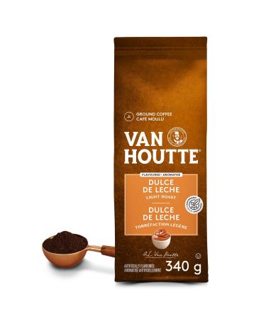 Van Houtte Dulce De Leche Ground Coffee 340g Can Be Used With Certain Keurig Coffee Makers Dulce De Leche 1 Count ( Pack of 340 G )
