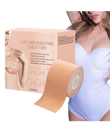 Chest Lifting Tape Breast Support Lifting Adhesive up Tape | Soft and Comfortable Breast Lifting Tool for Daily Wear Dating and Night Out