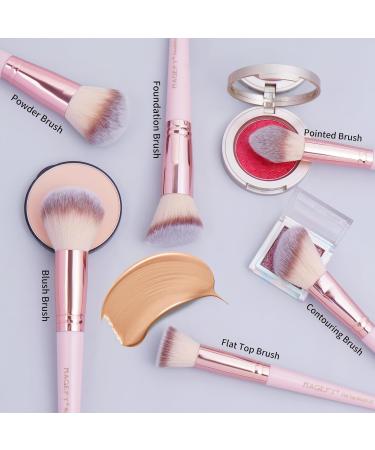 Premium Makeup Brush Set - Professional Foundation Eyes & Lips Brushes in Black Gift Box | Magefy - Buy Online on GoSupps.com
