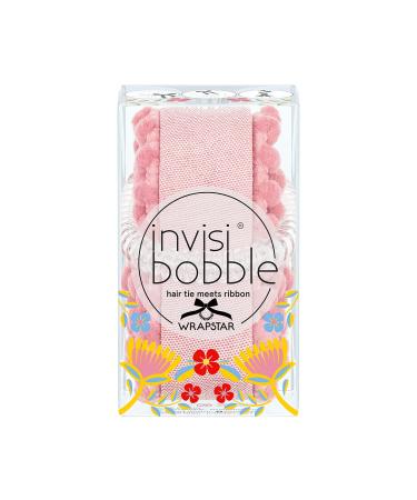 Invisibobble Wrapstar Ami & Co 2-in-1 Pink Hair Band | Limited Collection Flores & Bloom - Perfect for Girls & Women - Buy Online on GoSupps.com