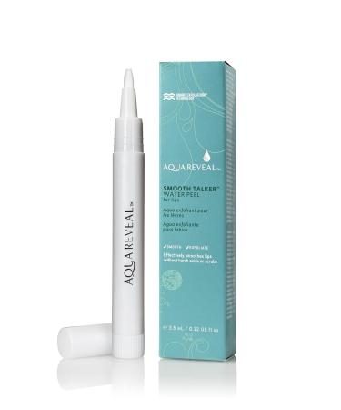 Aquareveal Smooth Talker Water Peel for Lips , no scrub lip exfoliator , perfect before lipsticks/balm/gloss, 0.12 Fl Oz