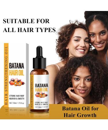 Go Ho Batana Oil for Hair Growth(50ml) Hair Growth Serum Hair Growth Oil with Castor Oil Coconut Oil for Women and Men Moisturizing & Strengthening Serum for Scalp & Hair Care - Buy Online on GoSupps.com