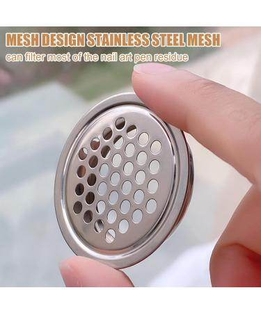 Brush Cleaning Cup Nail Brush Cleaning Tool With Lid Small Cup Holder For Nail Washing Nail Brush Cleaning Cup - Buy Online on GoSupps.com
