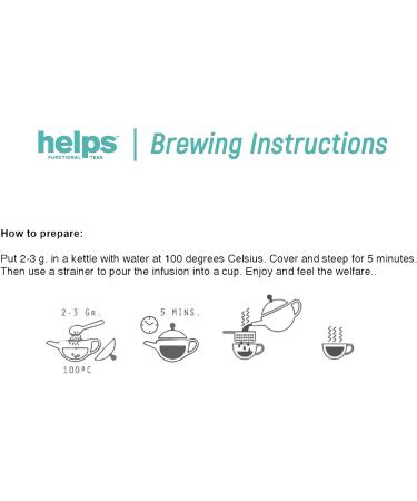  HELPS PHARMADUS BOTANICALS HELPS INFUSIONES - Relaxing Infusion of Linden Lemon Balm and Orange Blossom (loose leaf). Relax with this herbal tea. 100-gram bag. Pack of 3 - Buy Online on GoSupps.com