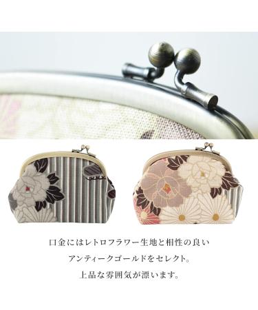 Retro Blue Flower Japanese Women's Wallet - Snap Closure Clipb rse for Stylish Convenience - Buy Online on GoSupps.com