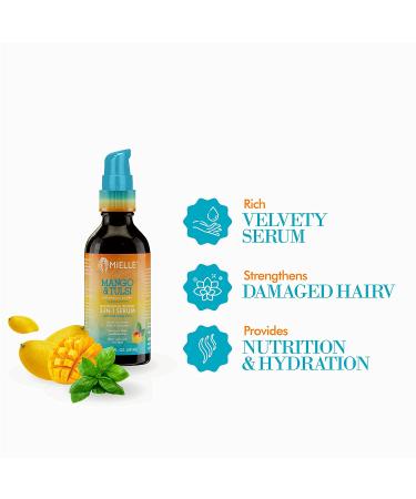 Mielle Organics Mango & Tulsi Nourishing Instant 3-in-1 Serum - Hair Care Essential - Buy Online on GoSupps.com