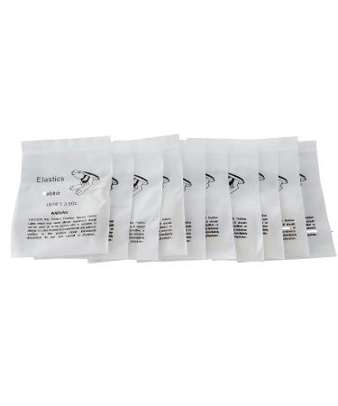 10 Packs Dental Orthodontics Clear Elastics Rubber Bands - 3/16 Rabbit 1000pcs - Buy Online on GoSupps.com