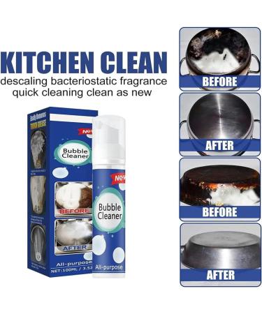 Cohbskj Luftune Bubble Cleaner Bubble Cleaner Foam Spray Luftune All Purpose Rinse Cleaning Spray Powerful Stain Removing Foam Cleaner (100ml-2PCS) - Buy Online on GoSupps.com