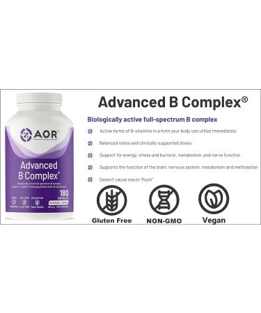AOR SPO Advan.B Complex Capsules 180ct - Buy Online on GoSupps.com