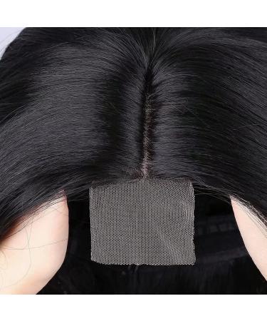 Lady Miranda 16 Loose Wave Lace Part Wig - Black Synthetic Heat Resistant Full Wig for Women - Buy Online on GoSupps.com