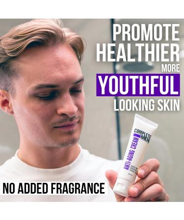 Best Anti-Aging Face Cream for Men | Night Moisturizer for Fine Lines & Wrinkles | Natural Skin Care Treatment - Buy Online on GoSupps.com