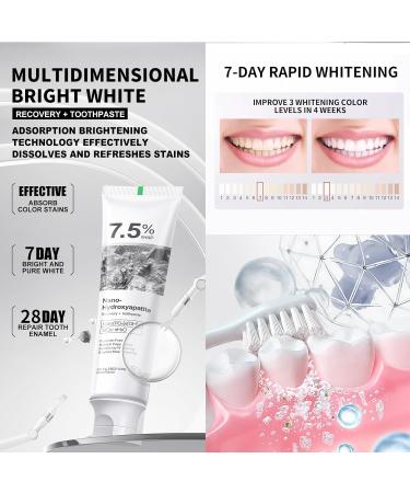 7.5% Hydroxyapatite Toothpaste(2PCS), Fluoride Free Toothpaste, Gentle Mint for Advanced Enamel Protection & Strengthening, Appropriate for Sensitive Teeth - Adult, Kids - Buy Online on GoSupps.com