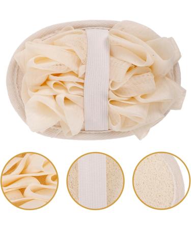 FOMIYES Bath Loofah Shower Sponge | Exfoliating Body Wash Scrubber | Soft Mesh Pouf & Dual-Sided Deep Cleansing Bath Scrunchies - Buy Online on GoSupps.com