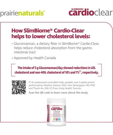 Prairie Naturals SlimBiome Cardio Clear Multi-Action Fibre - 90 grams - Buy Online on GoSupps.com
