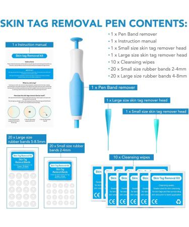 JIAWEIIY 2-in-1 Auto Skin T_ag Removal Kit for Skin T_ag (2-8mm) Skin T_ag Remover Device for Skin T_ags Fast and Easy Skin T_ag Remover Pen Device - Buy Online on GoSupps.com