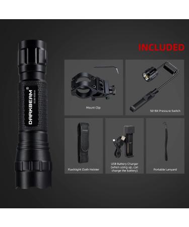 Darkbeam Infrared 850nm Light for Night Vision Scope - Long Range LED IR Flashlight for Hunting & Observation - Buy Online on GoSupps.com