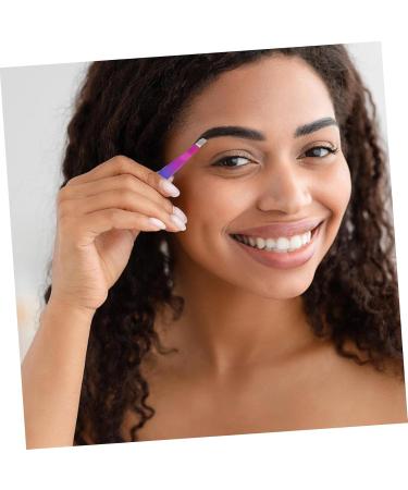 1 Set Eyelash Curler Eyebrow Tweezers for Home Tweezers for Facial Hair Beauty Tools Fiber Grip Tweezers for Lash Extensions Small Eyebrow Tweezers Aldult Auxiliary Miss Metal - Buy Online on GoSupps.com