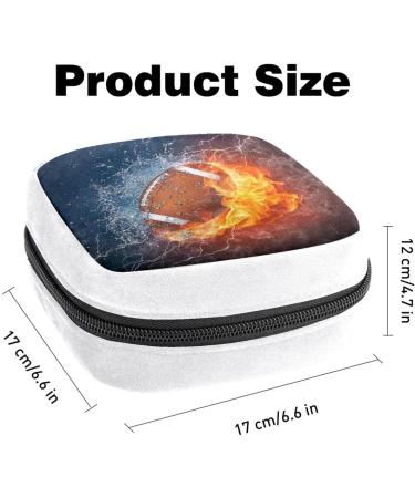 GIAPB Sanitary Napkin Storage Bag | Period Tampon Makeup Pad Pouch | Fire and Water Color 3029 - Buy Online on GoSupps.com