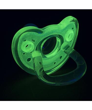 Joovy Silinoogie Baby Pacifier - Super Soft, Dishwasher Safe Silicone Design with Night Glow PPSU Color Insert - Buy Online on GoSupps.com