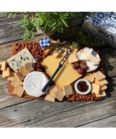 GiftWorld Imported French Cheese Gift Basket, Delicious Cheese Sampler Gift Box with Knife | Gourmet Food Gift Basket, for Family, Sympathy, Congratulations, Thinking of you, Business and Christmas Gifts