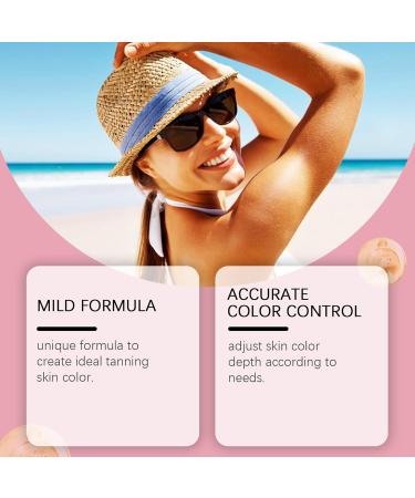 Sunless Self Tanning Drops Self Tanning Lotion Fast Absorption Moisturizing Natural Intensive Indoor Outdoor Use - Buy Online on GoSupps.com