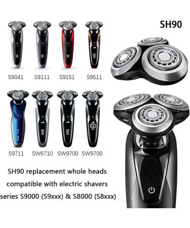 SH90 Replacement Heads for Philips Norelco Electric Shavers Series 9 Compatible With Series 9000 S8000 Star Wars Shaver SW97xx SW67xx etc - Buy Online on GoSupps.com