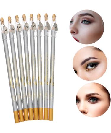 DOITOOL Grey Eyeliner 24 pcs Girls Makeup Tool Brighten Strokes Sharpener with Pencil Pen Eyebrow Pencils -in- Women 1 count (Pack of 1) As Shownx3pcs - Buy Online on GoSupps.com