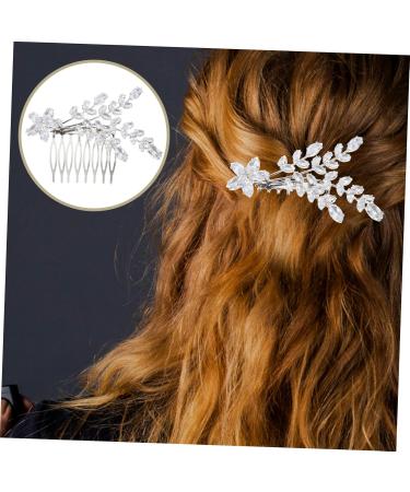 FRCOLOR bangs comb crystal hair combs bride hair comb wedding hair comb bridal hair comb decorative hair combs wedding headpiece for bride simple Miss aluminum alloy Comb - Buy Online on GoSupps.com