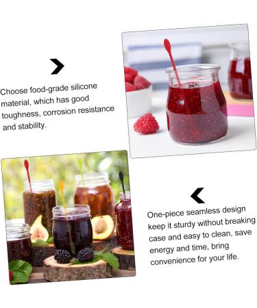 CIMAXIC 12ST Silicone Scraper for Cosmetic Bottles | Long Handle Make-Up Scrub & Cake Cream Spatula | Perfect for Peeling Gel & Dessert - Buy Online on GoSupps.com