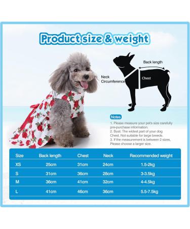 Petcute Dog Dress - Elegant Bowknot Summer Tutu for Little Dogs | Beautiful Flower Wedding Lace Clothing - Buy Online on GoSupps.com