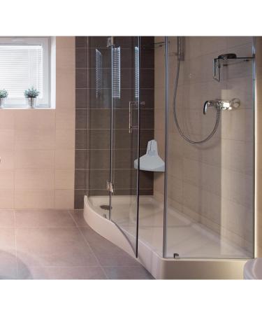 Elevease Shower Step - No. 1 Foot Rest for Shaving, Tanning, and Exfoliating - Easy Install, White - Buy Online on GoSupps.com