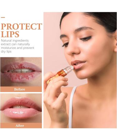 Minkissy 6pcs Lip Gloss Set Fruit Flavored Moisturizing Lipsticks Transparent Lip Plumper Lip Enhancer Keep Your Lips Moisturized and Plumper - Buy Online on GoSupps.com