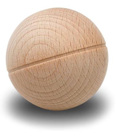 Kernpower BodyRoller - Natural Red Beech Wood Massage Roller | Eco-Friendly Massage Tool in Jute Bag - Buy Online on GoSupps.com