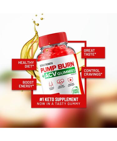 Pump Burn Keto ACV Gummies - Keto Pump Burn Gummies Reviews Pump Burn Keto + ACV Gummies for Weight Management B12 Burn Pump Advanced 1000mg Formula (3 Pack - 180 Gummies) - Buy Online on GoSupps.com