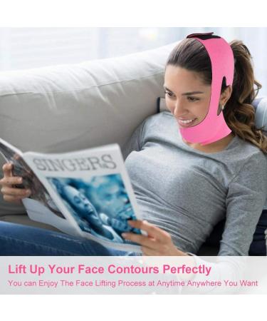 Face V Shaper Bandage - Double Chin Skin Relaxation Belt | Breathable Face Lifting Solution for TV & Play - Buy Online on GoSupps.com