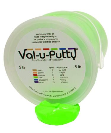 Val-u-Putty FAB10-3953 Exercise Putty Medium Lime 5 lb.