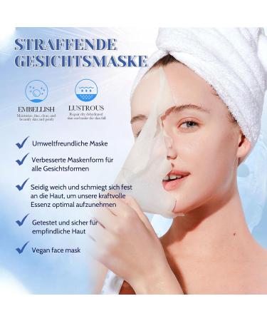 Shefave Centella Asiatica Face Mask B5 Hyaluronic Cloth Masks Face 10 Pieces Repair Masks Beauty After Sun Deep Hydration Skin Soothing Korean Face Mask Elastic and Smooth - Buy Online on GoSupps.com